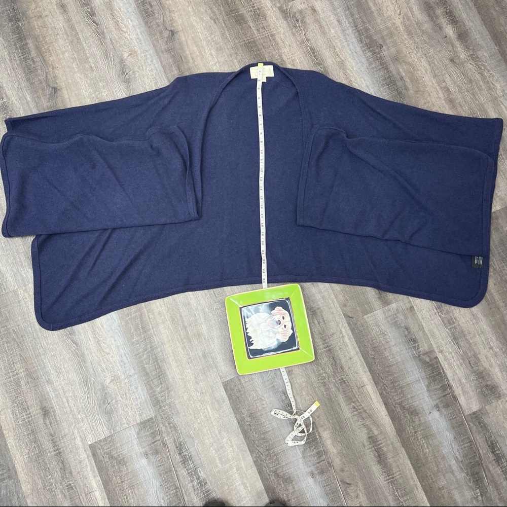 Nicole Miller cashmere poncho sweater - Picture 5 of 11